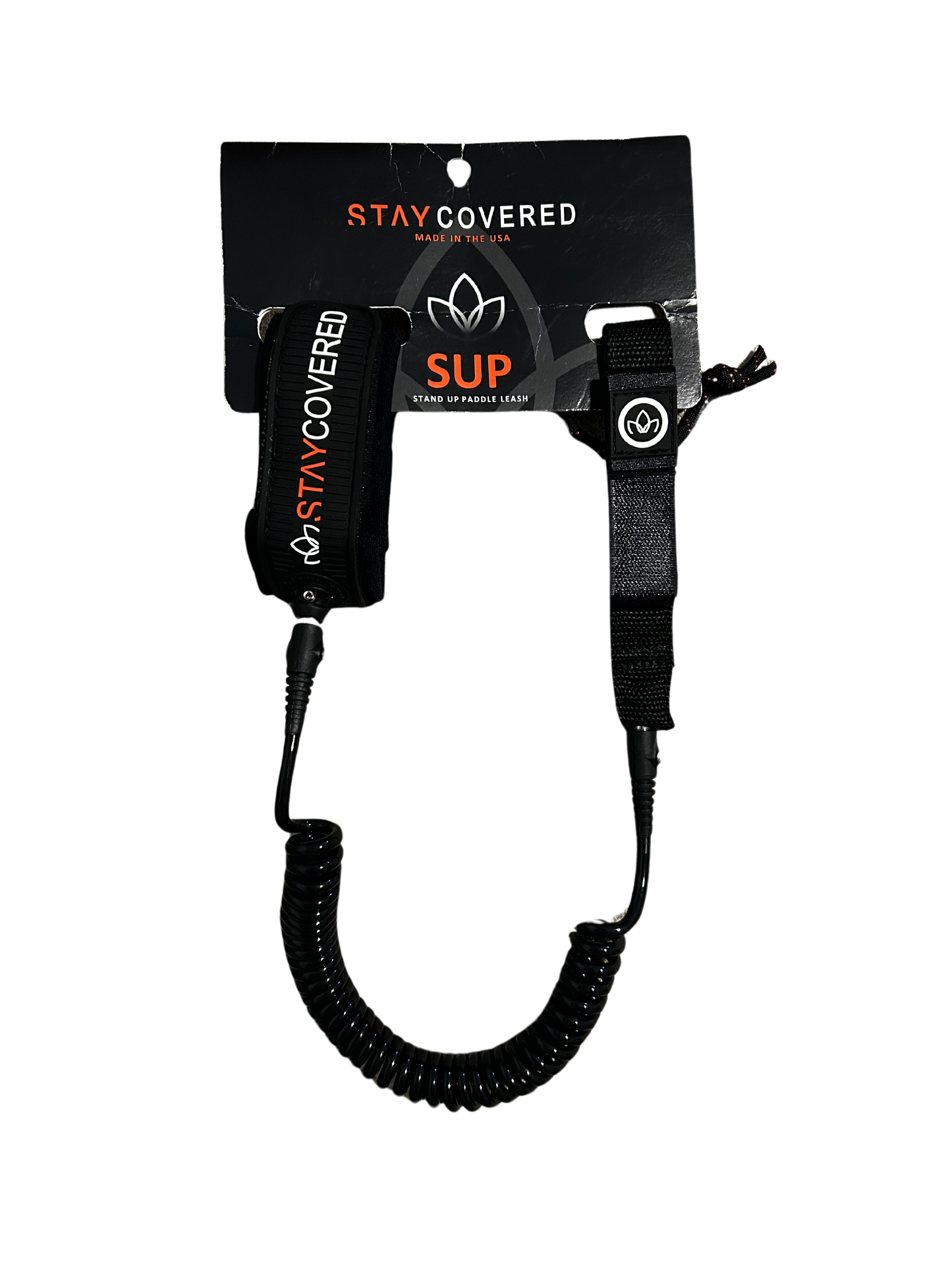 StayCovered 8' SUP Coiled Leash.